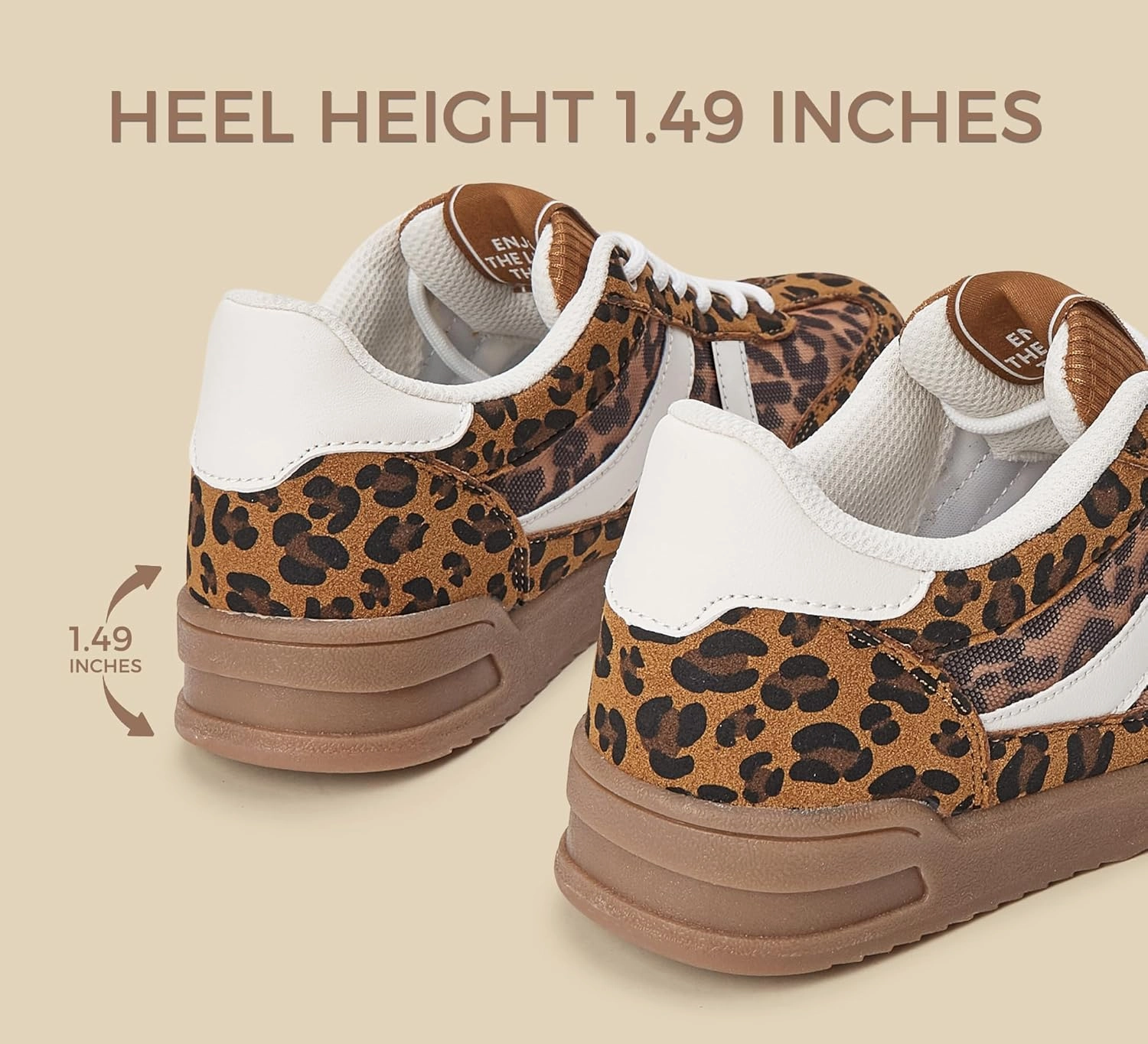 LUCKY STEP Women's Retro Fashion Sneakers Classic Mesh Gum Sole Tennis Footwear Casual Running Trainer Skate Walking Shoes