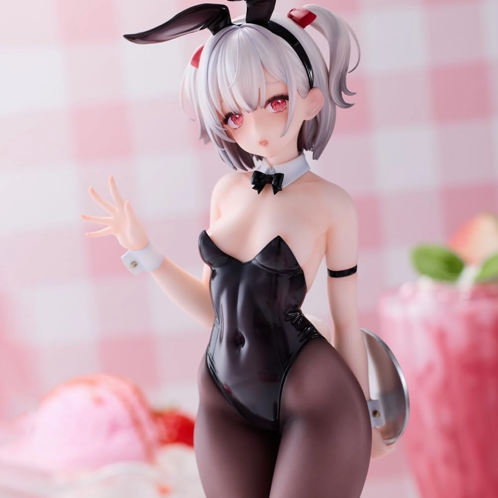 LUNK Original Illustration Anime Figure Hayakawa Maina Bunny Girl Action Figure Original Character Figurine PVC Statues Collectible Model Desk Ornament 8.66IN