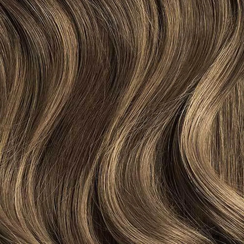 Luxy 100% Remy Human Hair – Halo Clip-In Hair Extensions –Natural Looking Volume & Length - One-Piece - Easy 5-Min Application 180 grams 20" Ash Brown Balayage