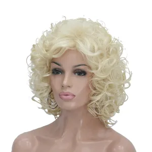 Lydell Short Soft Super Curly Layered Natural Movement Synthetic Wigs (613 Blonde)