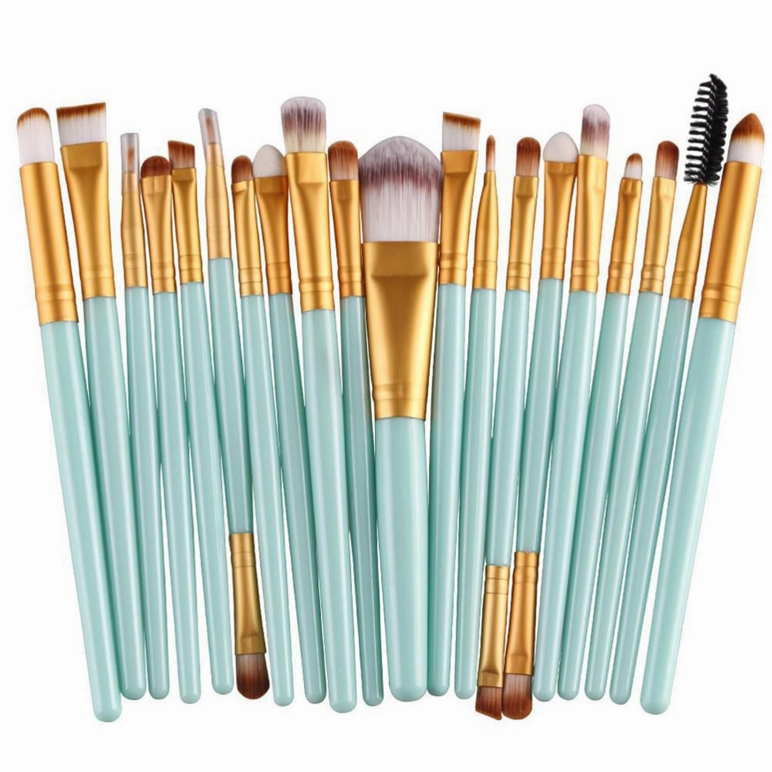 Makeup Brushes 20pcs Proffesional Cosmetics for Face Makeup Brush Set Powder Concealer Eyeshadow Eyebrow Lip Brush Beauty Tools Makeup Brushes (Black)