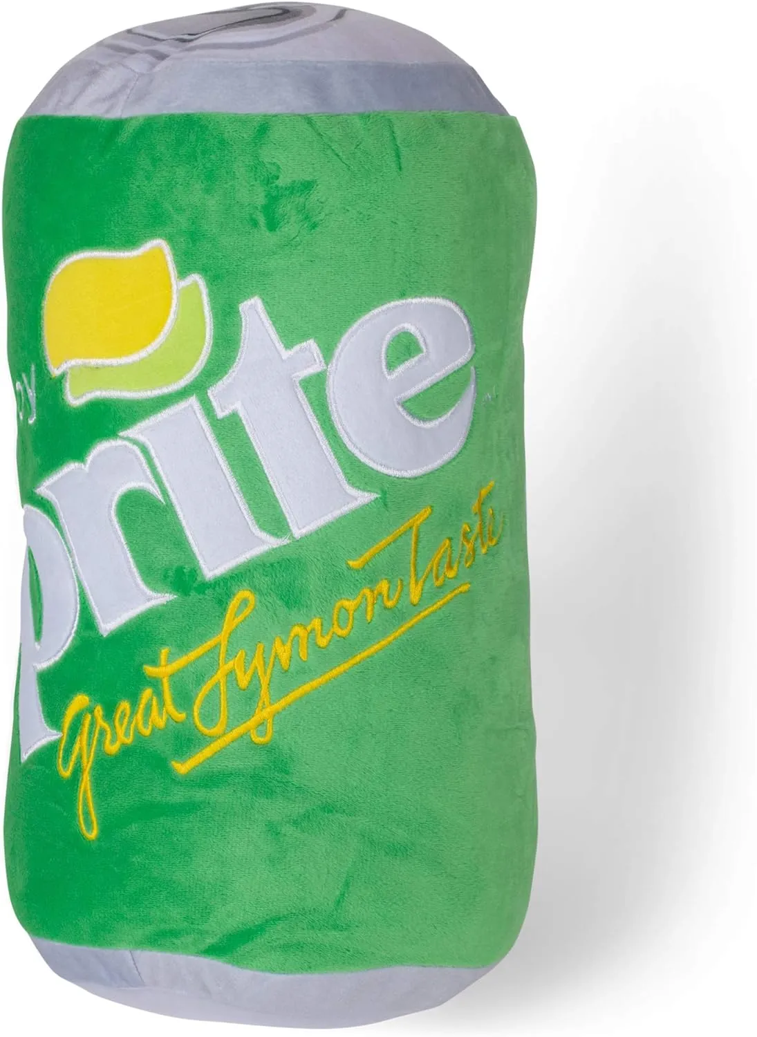 Mark Feldstein & Associates Sprite Can Classic Green 14 x 8 Polyester Fabric Soft Plush Throw Pillow
