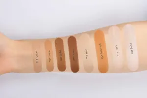 Matte & Shimmer Loose Powder for Highlighting, Contouring, and Flawless Finish (01# Desert)