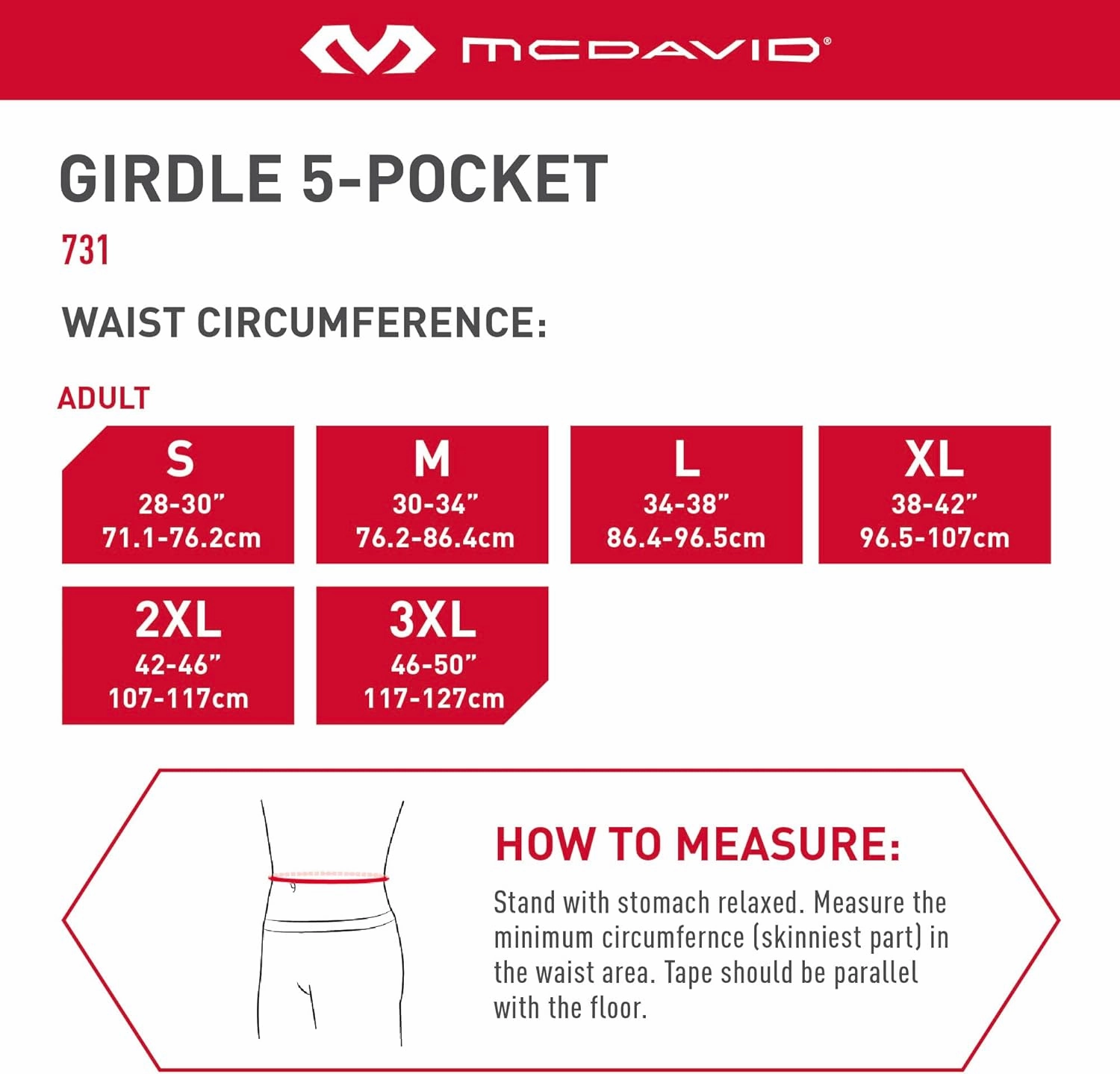 McDavid Football 5 Pocket Compression Short Girdle, Comfortable, Breathable