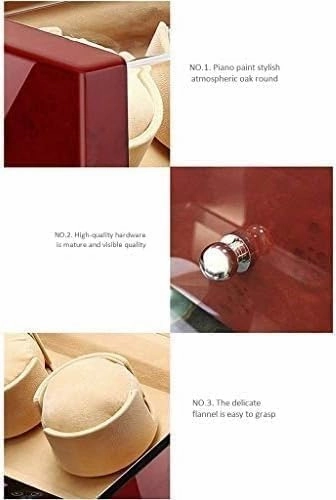 Mechanical Watch Automatic Slient Motor Rotation Storage Display Case Box for Mens Womens