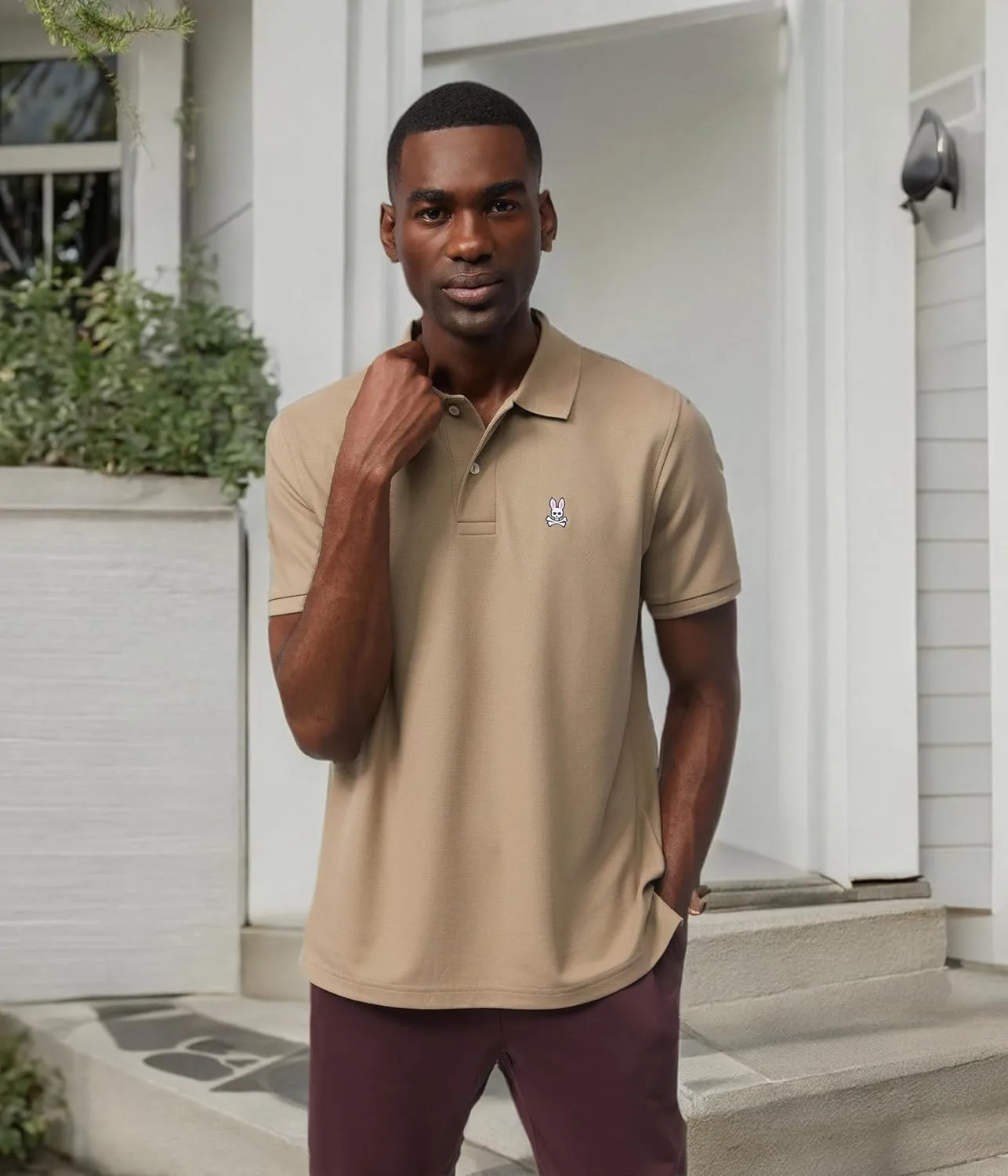 Mens Classic Pique Polo Shirt - B6K001CRPC