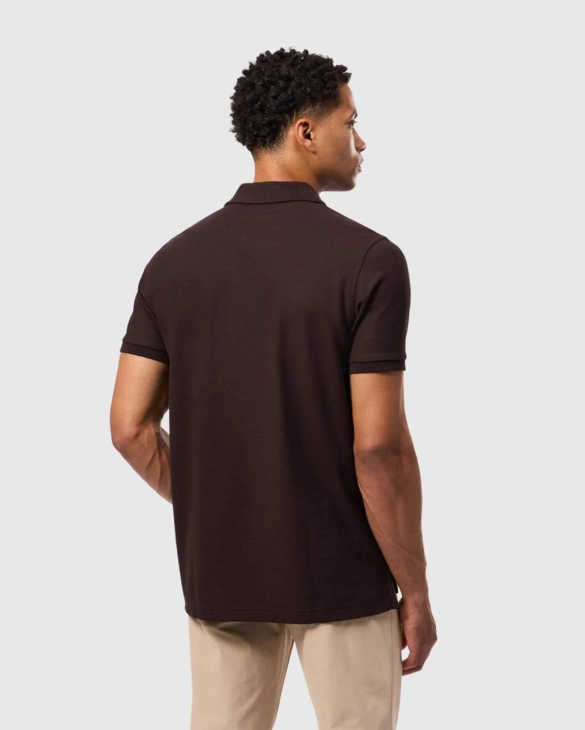 Mens Classic Pique Polo Shirt - B6K001D200
