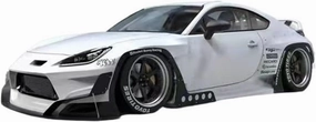 Metal Vehicles Toys 1/64 for Toyota GR86 Rocket Bunny Rocket Bunny Realistic Alloys Car Model Classic Sedan Decoration Home Or Office Décor(White)