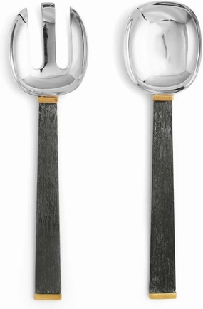 Michael Aram Anemone Salad Server Set