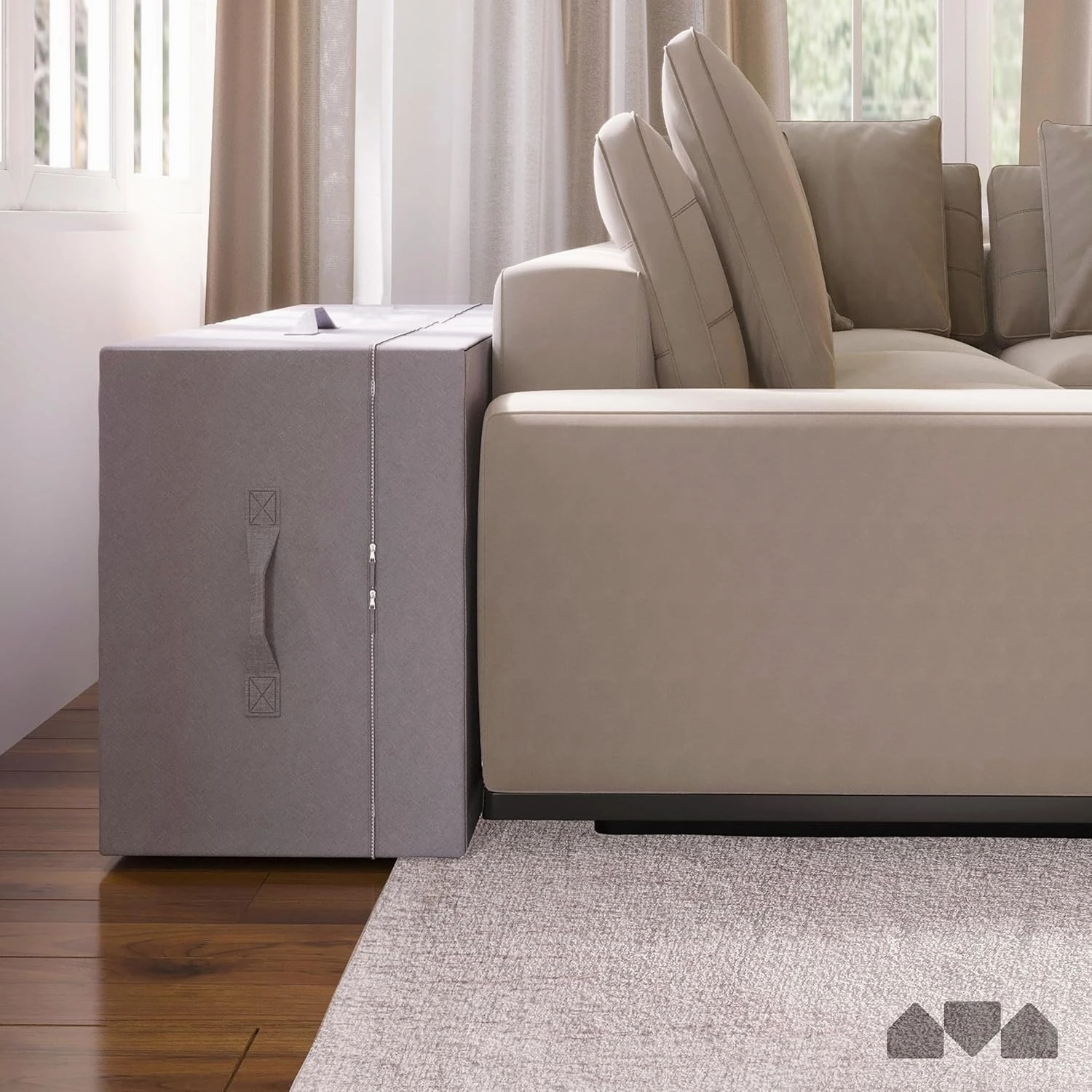 Milliard Carry Case for Tri-Fold Mattress, Fits up to 6 inch Full (52 inches x 24.5 inches x 18 inches)