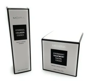MOIRA Overnight Treatment Facial Cream & Hydrogel Collagen Essence Set, 0.5 Ounce (Pack of 2)