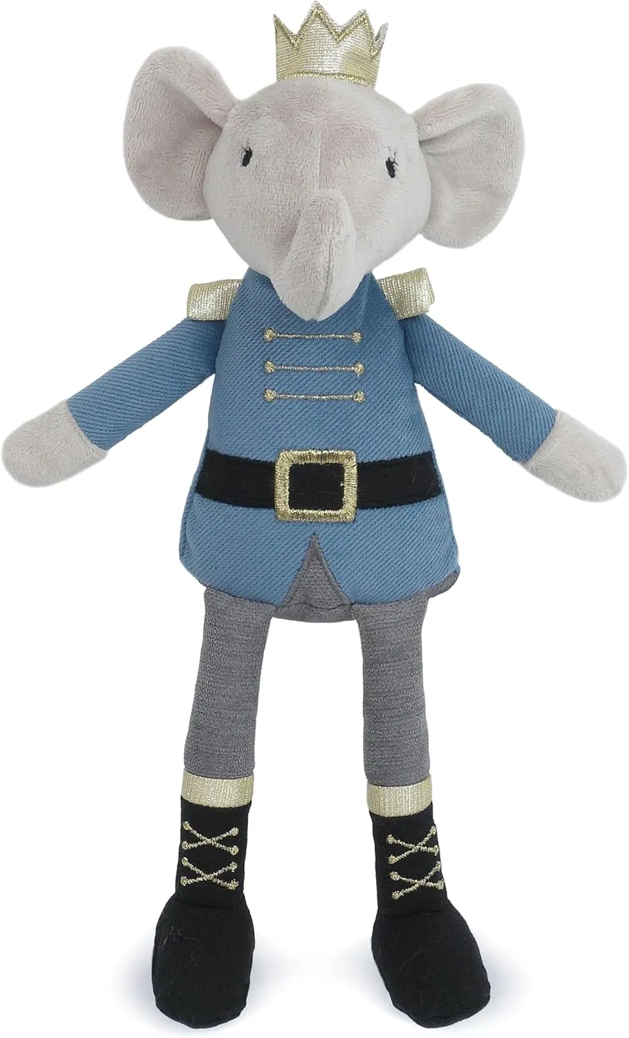 MON AMI Prince Earl The Elephant Plush Stuffed Doll – 12”, Cute Elephant in Blue Suit, Use as Toy or Nursery Room Décor, for Kids of All Ages