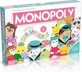 Monopoly: Collector’s Edition Featuring Cam The Cat Plush Buy, Sell, Trade Spaces Collectible Classic Monopoly Game Officially-Licensed for 6 Players