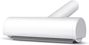 MoonRoller, Pet Hair Removal Tool with Detachable Handle and Cleaning Scraper, Reusable Cat and Dog Hair Remover for Couch, Carpet, Furniture, Car, Bedding, Blanket, Rug, and More