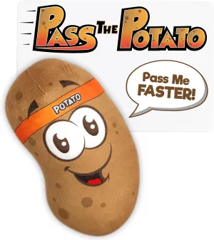 Move2Play, Pass The Potato, Hilariously Wild and Fun Active Play Game | Easter Basket Stuffer | Easter Gift for Kids & Toddlers | Boys & Girls Ages 3, 4-8  | Indoor/Outdoor Toy (Brown Potato)