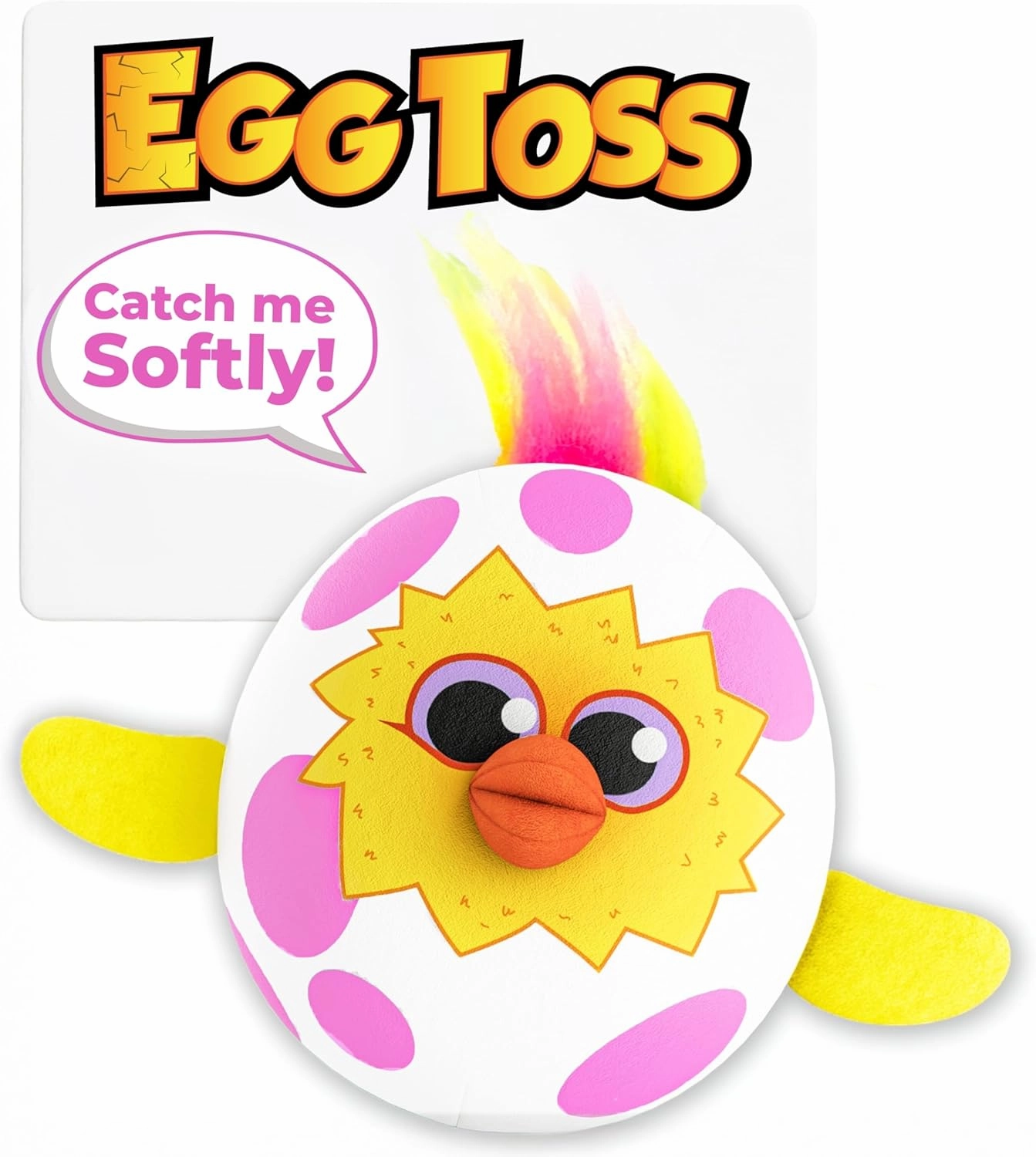 Move2Play, Egg Toss, Hilariously Wild and Fun Active Play Game | Easter Basket Stuffer | Easter Gift for Kids & Toddlers | Boys & Girls Ages 3, 4-8  | Indoor/Outdoor Toy