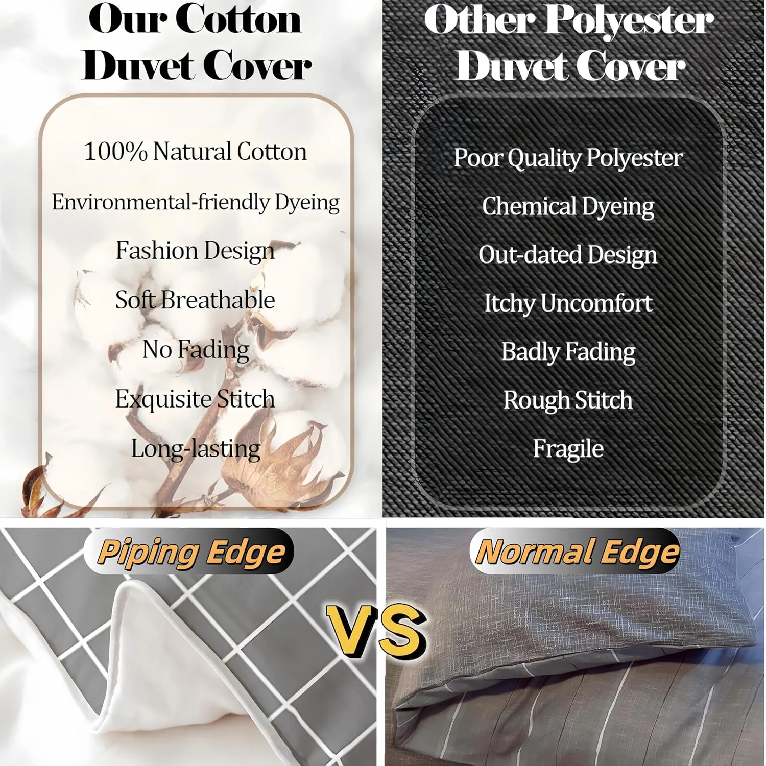 Mushroom Duvet Cover Cotton Wild Butterfly Dragonfly Botanical Leaves Bedding Set for Kids Teens Adults Outdoor Jungle Plants Natural Creature Comforter Cover with 2 Pillowcases(No Comforter) Full