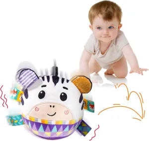 Musical Crawling Dancing Baby Toy 0-6 Months, Tummy Time Sensory Interactive Talk Toys,Plush Stuffer Animal Toys, Learning Bouncing Ball toy for Infant 0-3 6-12 18 Month Newborn Gifts for Toddler 1-2