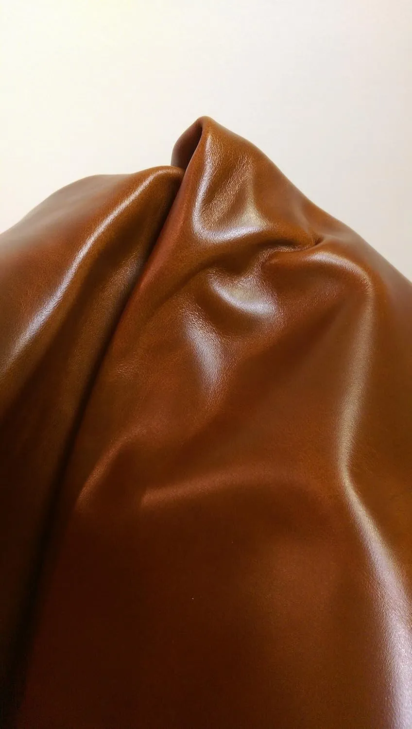 NAT Leathers Tan Brown Oil Pull-up Nappa Soft Upholstery Handbag Cowhide Genuine Cow Leather Piece Hide Skin (12" X 20" Cutting)