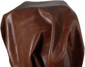 NAT Leathers Tan Brown Oil Pull-up Nappa Soft Upholstery Handbag Cowhide Genuine Cow Leather Piece Hide Skin (12" X 20" Cutting)