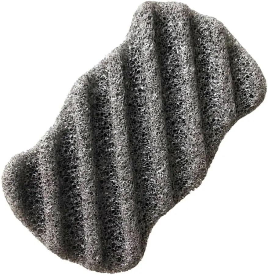 Natural Sponges Set 4 Pcs Body Scrub Sponge Face Scrubber for All Skin Types Gentle Exfoliator
