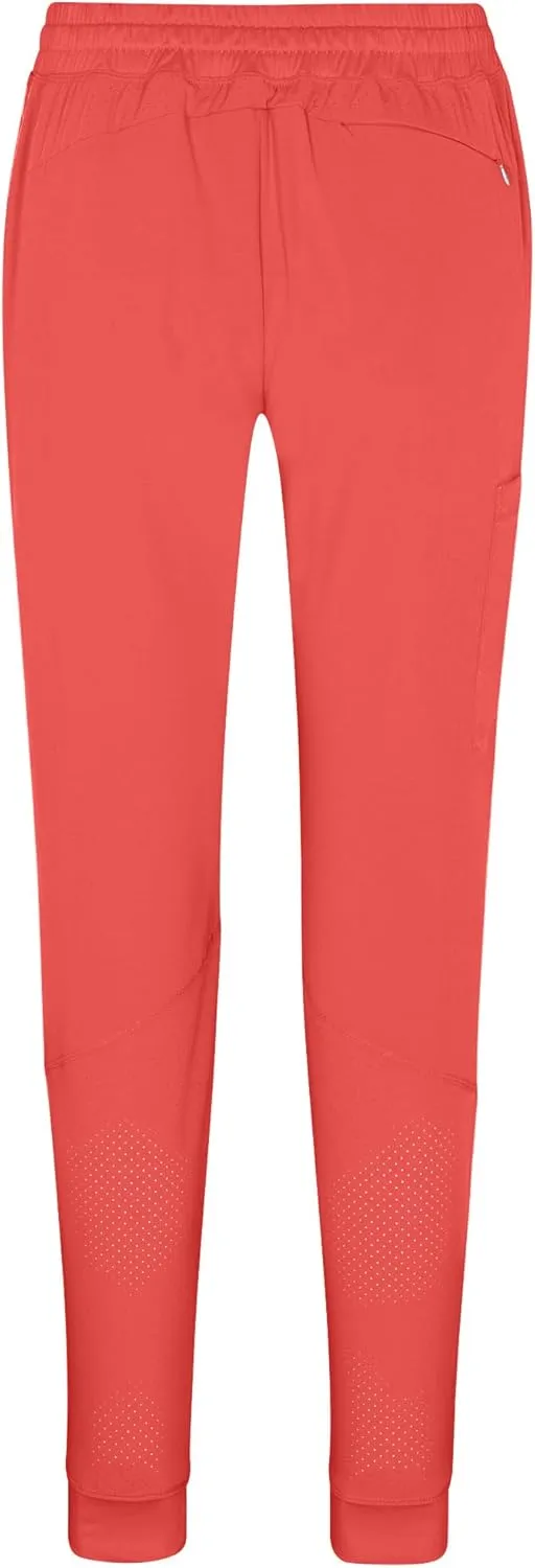 Natural Uniforms Womens Cool Stretch Jogger Scrub Set with Regular and Petite Sizes