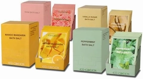 Natural Sea Salt Mineral Bath Salts Collection (80g packets x 40)