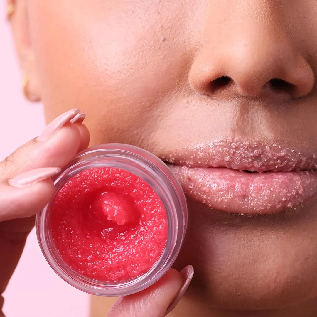 NCLA - Lip Care Set   Lip Scrubber | Clean, Natural, Non-Toxic Beauty (Watermelon)