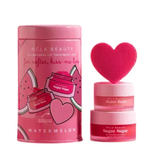 NCLA - Lip Care Set   Lip Scrubber | Clean, Natural, Non-Toxic Beauty (Watermelon)