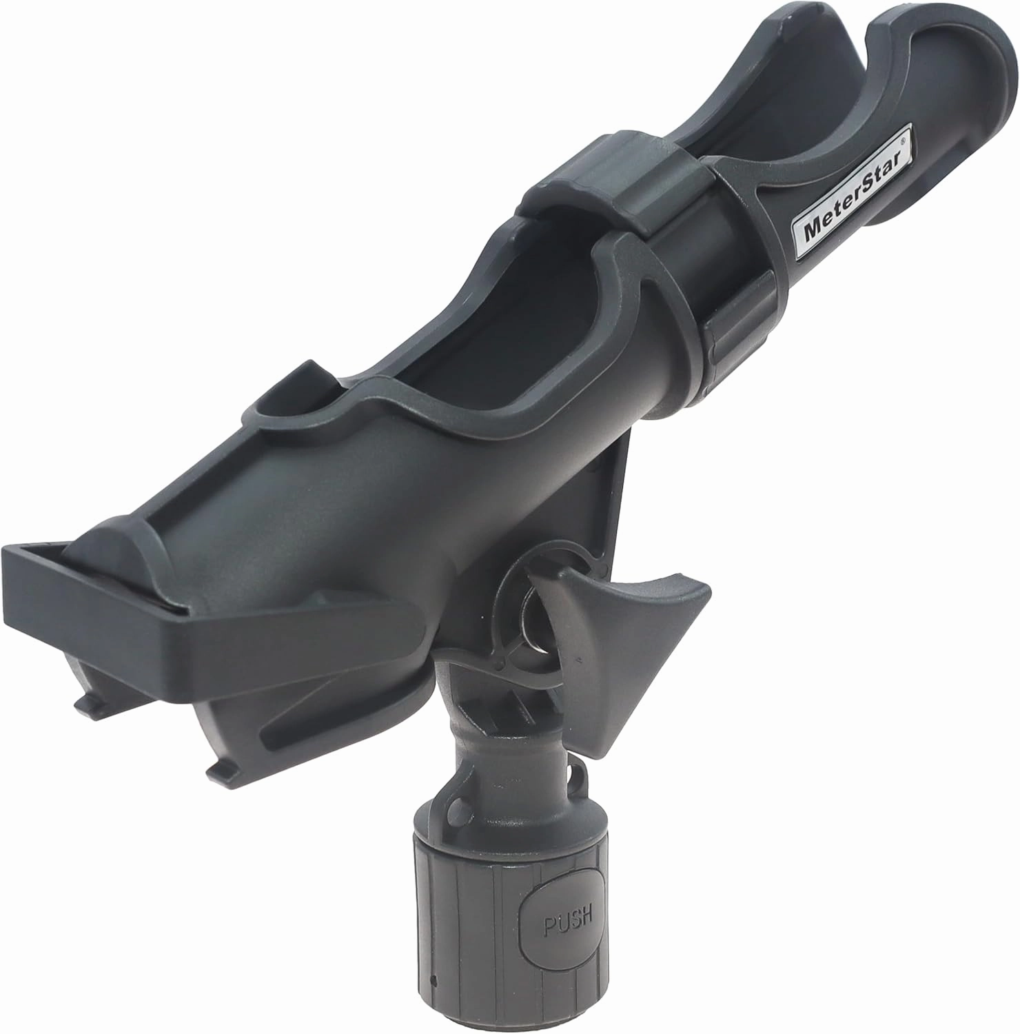 New Upgrade 360 Degrees MiniPort Fishing Rod Holder with Mini Rod Holder,Rod Holder with Track Mounting Base Kit with Installation Accessories and Tools