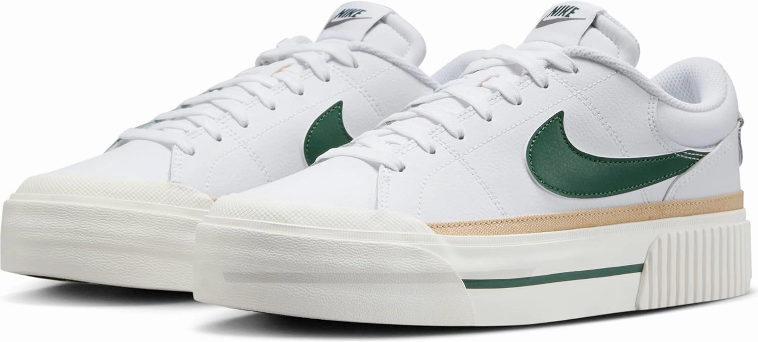 Nike Court Legacy Lift Women's Shoes (DM7590-107, White/Sail/Sesame/Fir)