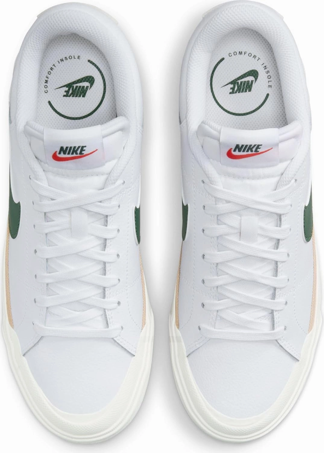 Nike Court Legacy Lift Women's Shoes (DM7590-107, White/Sail/Sesame/Fir)
