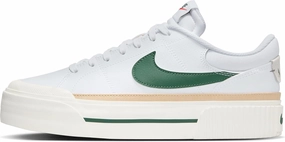 Nike Court Legacy Lift Women's Shoes (DM7590-107, White/Sail/Sesame/Fir)