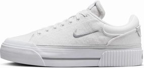 Nike Court Legacy Lift Women's Shoes (FZ2606-100, Summit White/White/Phantom/Light) Size 10