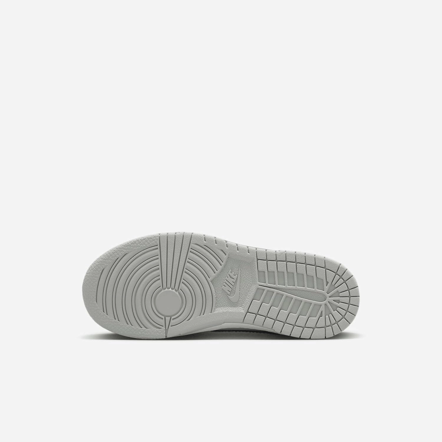 Nike Dunk Low Little Kids' Shoes (FB9108-123, White/White/Light Smoke Grey)