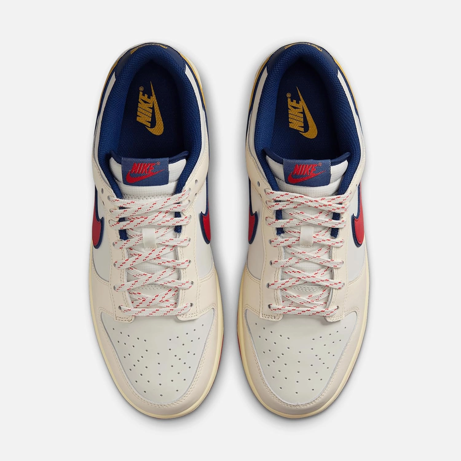 Nike Dunk Low Retro SE Men's Shoes (HV5749-110, Pale Ivory/Sail/University Gold/Light Crimson)
