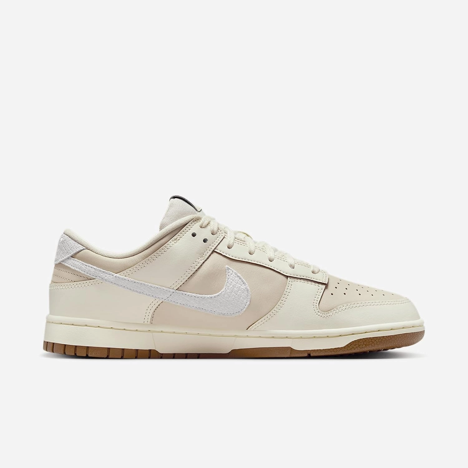 Nike Dunk Low Retro Shoes (IB8864-211, Pearl White/Pale Ivory/Light British Tan/Sail)