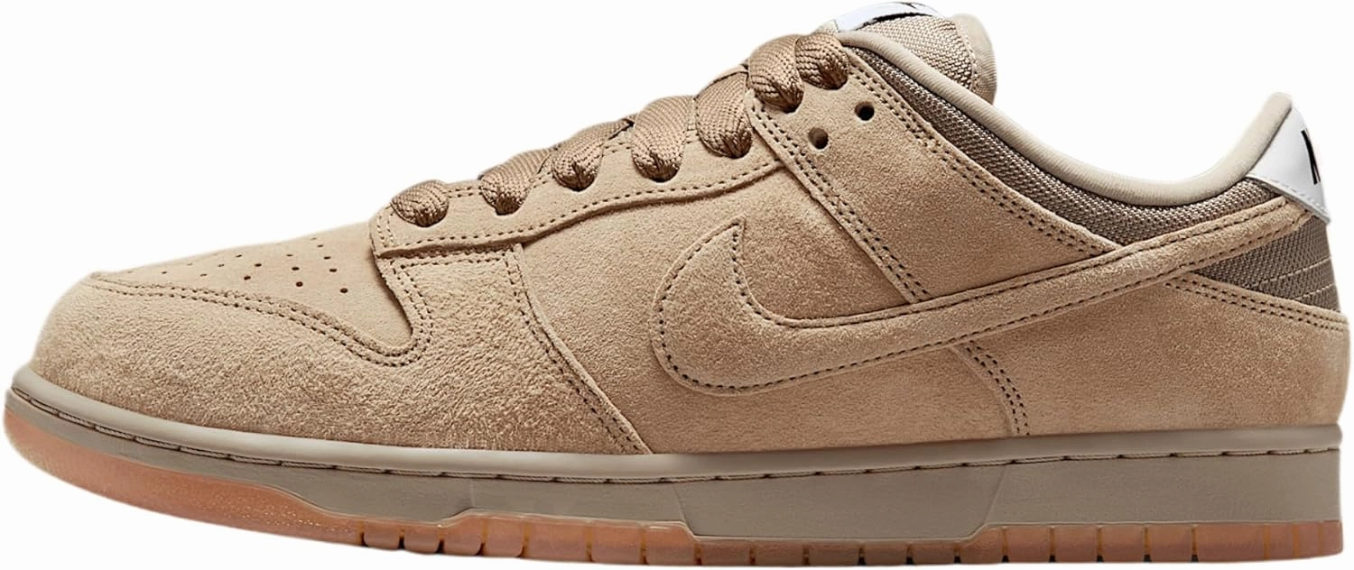Nike SB Dunk Low Pro B Skate Shoes (HJ0367-200, Parachute Beige/Desert Khaki/White/Parachute Beige)