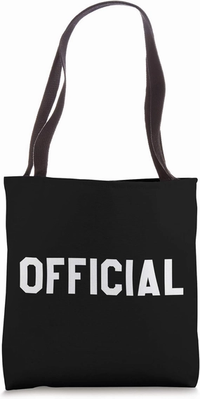 Official Athletic Referee Sport Games Simple Graphic Tote Bag