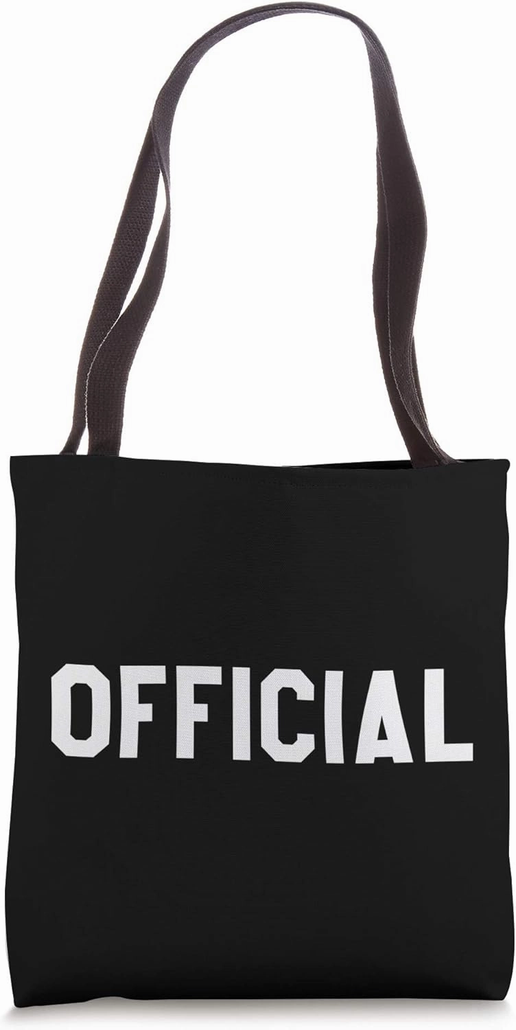 Official Athletic Referee Sport Games Simple Graphic Tote Bag