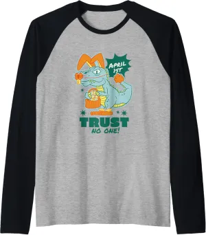 on April Fools Day Raglan Baseball Tee