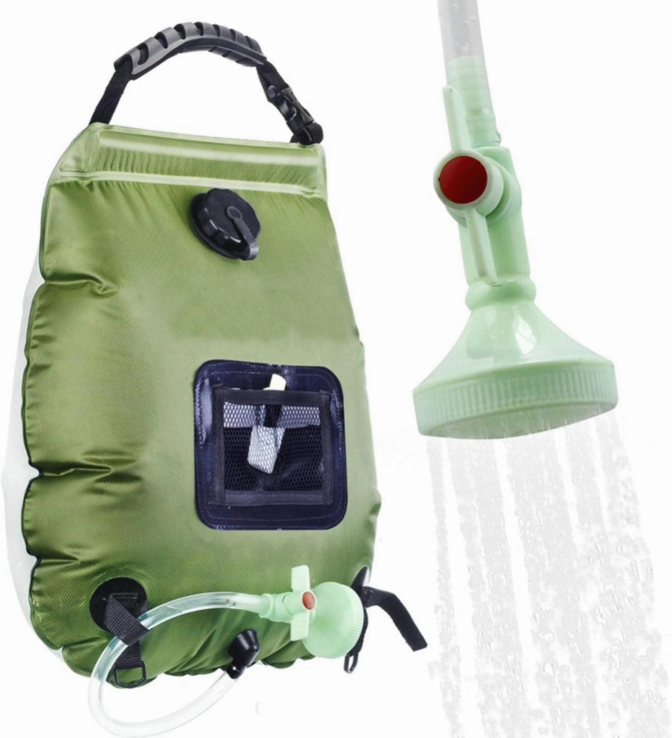 Outdoor 20L Portable Solar Shower Bath Bag Camping Camping Bath hot Water Bag Foldable Water Bag