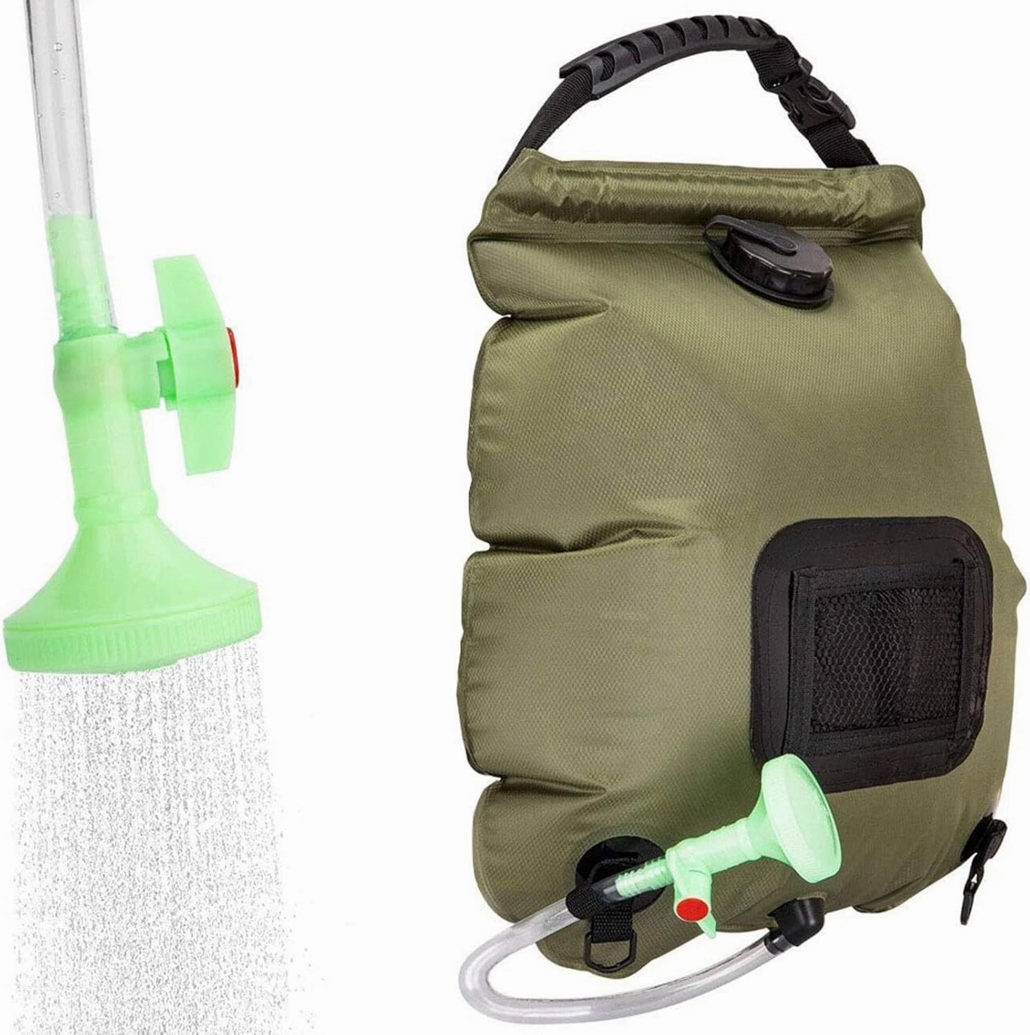 Outdoor 20L Portable Solar Shower Bath Bag Camping Camping Bath hot Water Bag Foldable Water Bag