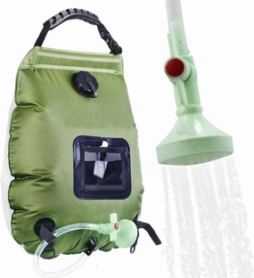 Outdoor 20L Portable Solar Shower Bath Bag Camping Camping Bath hot Water Bag Foldable Water Bag