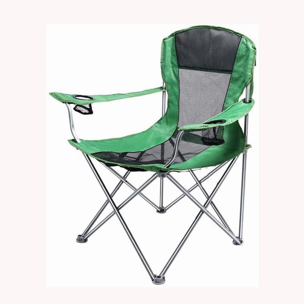 Outdoor Portable Folding Chair, Padded Camping Folding Chair Outdoor Sports Comfortable Carry Bag Beach