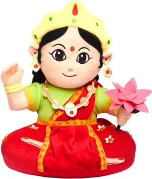 Panda's Box Mantra Chanting Musical Devi Lakshmi Plush Toy | Best Gift for Kids