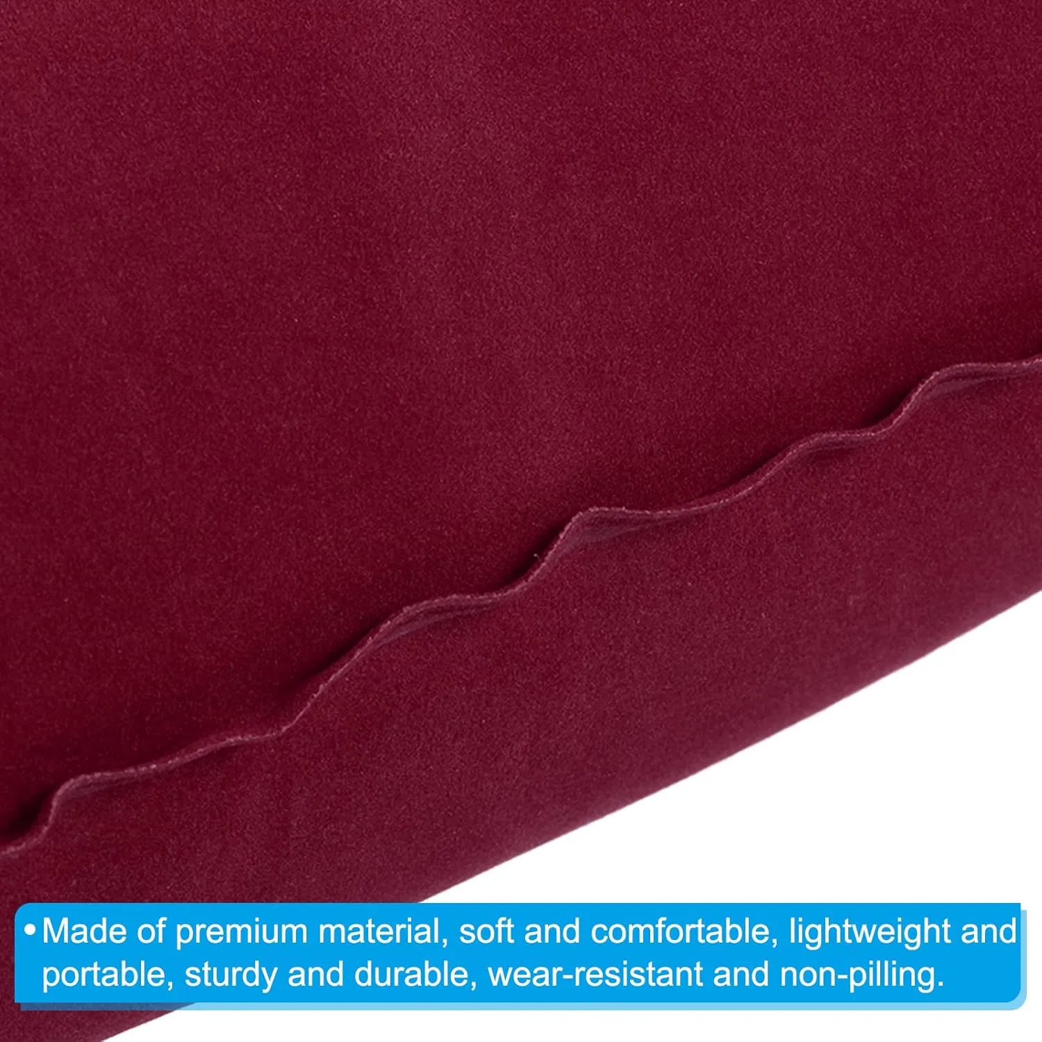 PATIKIL Inflatable Pillow, 4 Pack Ultralight Camping Travel Pillow Desk Rest Neck Support for Hiking Backpacking Office, Wine Red