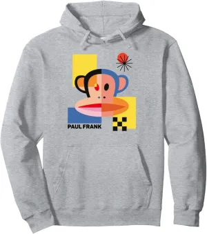Paul Frank Julius Abstract 80s Block Art Pullover Hoodie
