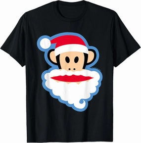 Paul Frank Christmas Julius Monkey Santa Claus Beard & Hat T-Shirt