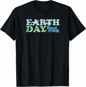 Paul Frank Earth Day Retro Spring Floral Filled Logo T-Shirt